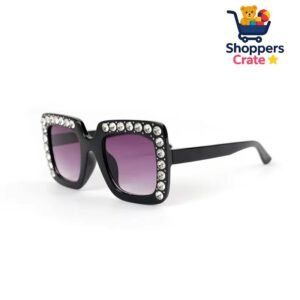 square frame bling sunglasses